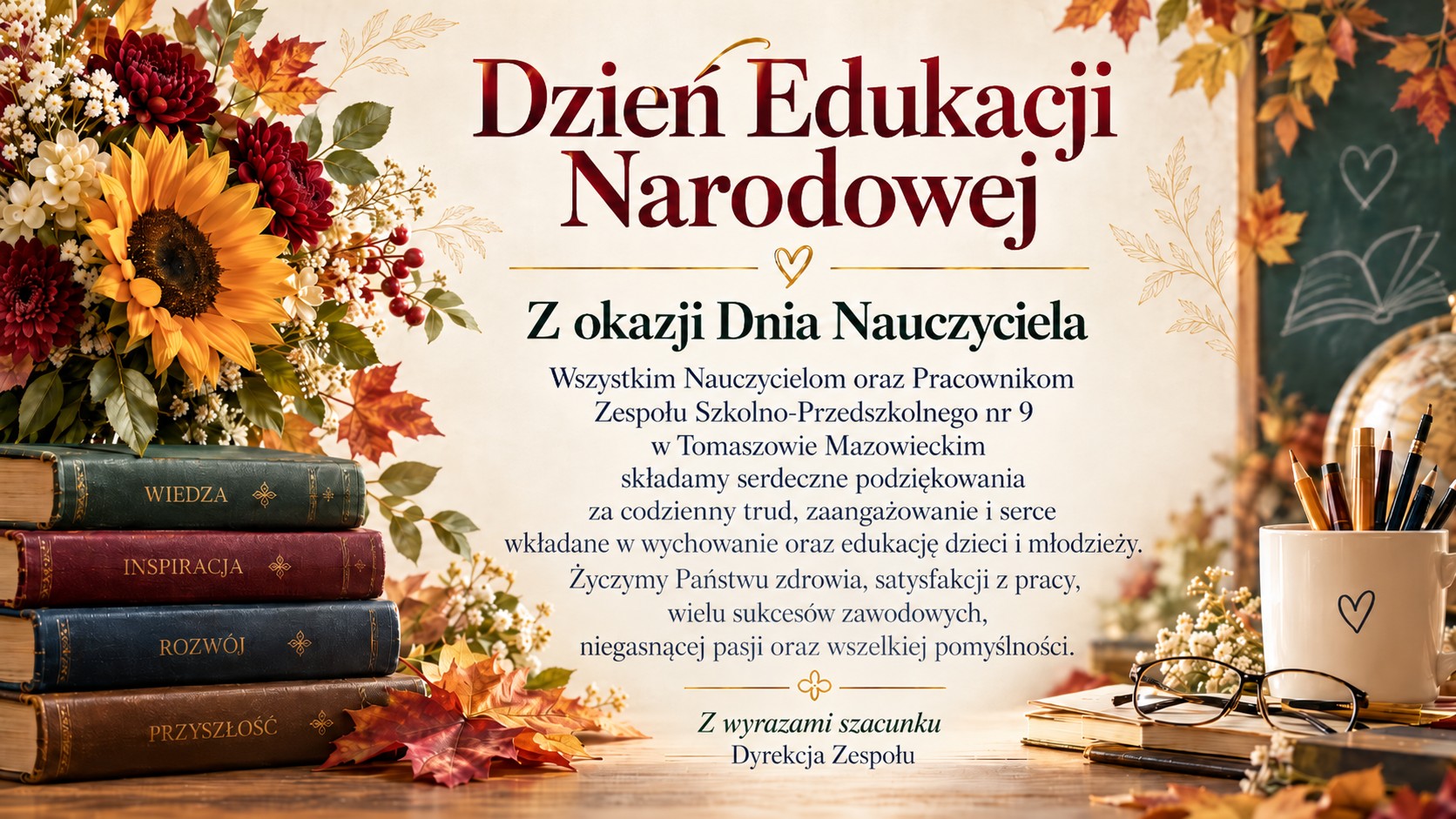 zyczenia na dzień edukacji narodowej
