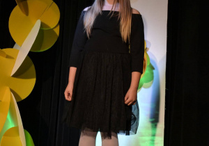 Maja Lasota na scenie.