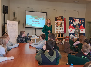 Warsztaty bożonarodzeniowe w bibliotece