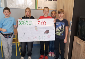 Praca plastyczna na temat Edmunda.