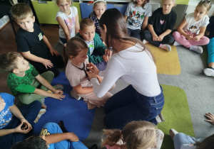 Spotkanie ze studentką medycyny w klasie 1a