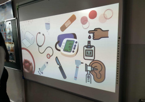 Spotkanie ze studentką medycyny w klasie 1a