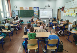 Spotkanie ze studentką medycyny w klasie 1a