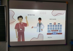 Spotkanie ze studentką medycyny w klasie 1a