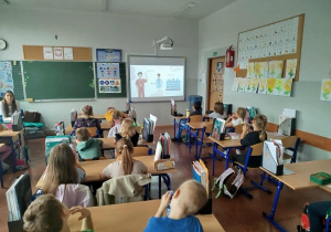 Spotkanie ze studentką medycyny w klasie 1a
