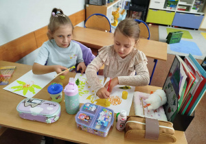 Zajęcia plastyczne 1a SŁONECZNIKI