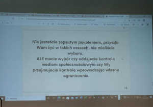 Wykład p. Aleksandry Cabała