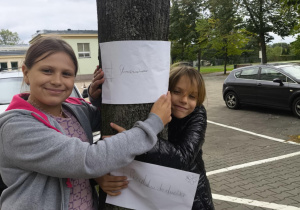 PRZYTUL SIĘ DO DRZEWA – Z KLASĄ 4 ŚWIĘTUJEMY DZIEŃ DRZEWA!