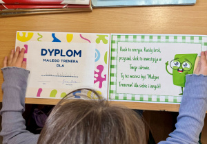Spotkanie z trenerem personalnym w klasie 1b