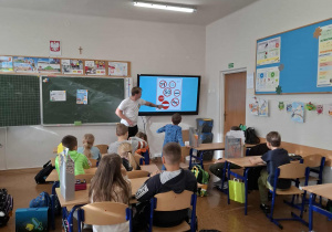 Uczniowie podczas lekcji