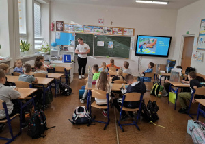 Uczniowie podczas lekcji