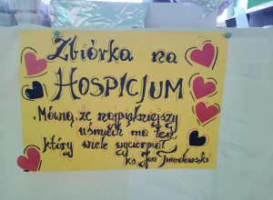 Ogłoszenie o kiermaszu.