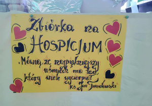 Ogłoszenie o kiermaszu.