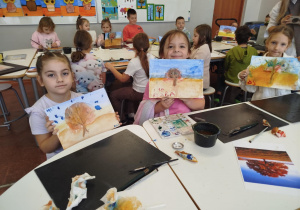 „Cztery pory roku z akwarelą”