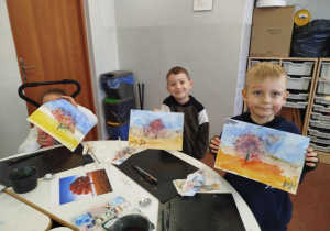 „Cztery pory roku z akwarelą”