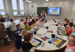 „Cztery pory roku z akwarelą”