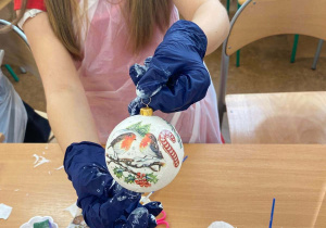 Warsztaty świąteczne – Bombki decoupage