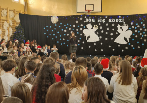 Aleksandra Krzyżańska podczas występu