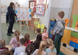Bezpieczne ferie -spotkanie z policjantem