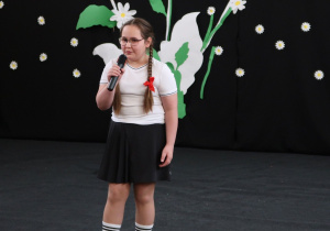 Hanna Kozłowska - laureatka konkursu recytatorskiego