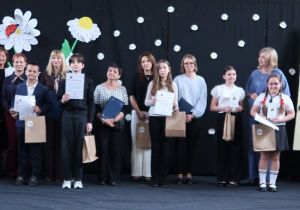 Laureaci w kategorii IV-VI w konkursu recytatorskiego