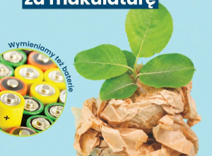 Podsumowanie akcji „Drzewo za makulaturę” - plakat