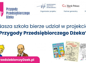 „Przygody Przedsiębiorczego Dżeka” – programie edukacyjnym (plakat)