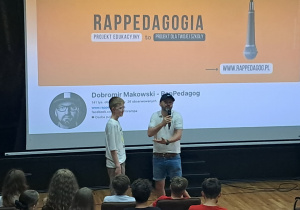 Spotkanie profilaktyczne z RapPedagogiem