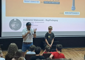 Spotkanie profilaktyczne z RapPedagogiem