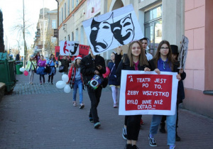 Happening z okazji Międzynarodowego Dnia Teatru