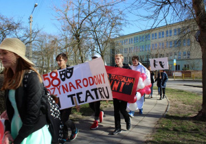 Happening z okazji Międzynarodowego Dnia Teatru