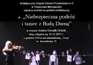 Plakat zapowiadający spektakl Grupy Teatralnej INNI 
