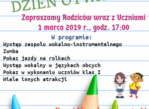 Zapraszamy w piątek na Dzień Otwarty