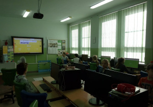 Kahoot - uczniowie z klasy IV