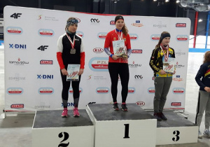 Daria Kopacz na podium