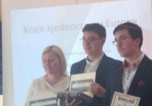 Jakub Kosz wygrywa konkurs wiedzy o Zjednoczonej Europie