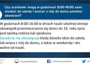 Zasady przemieszczania się dzieci do 16 roku życia