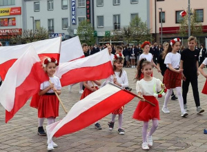 Udział w miejskich obchodach świąt majowych