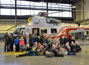 Wycieczka do 1 Bazy Lotnictwa Transportowego w Warszawie